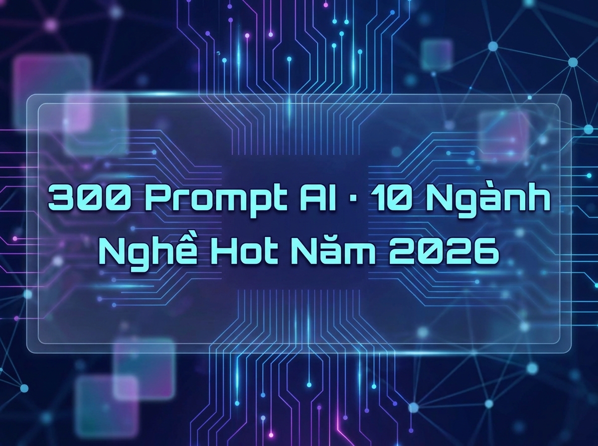 300 Prompt AI · 10 Ngành nghề hot 2026