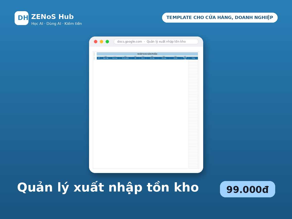 Quản lý xuất nhập tồn kho